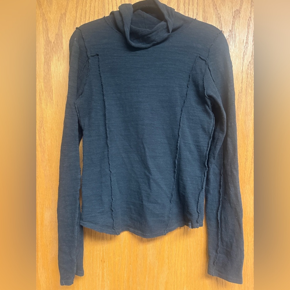 We The Free Everyday Layering Long Sleeve Tee in Ebony